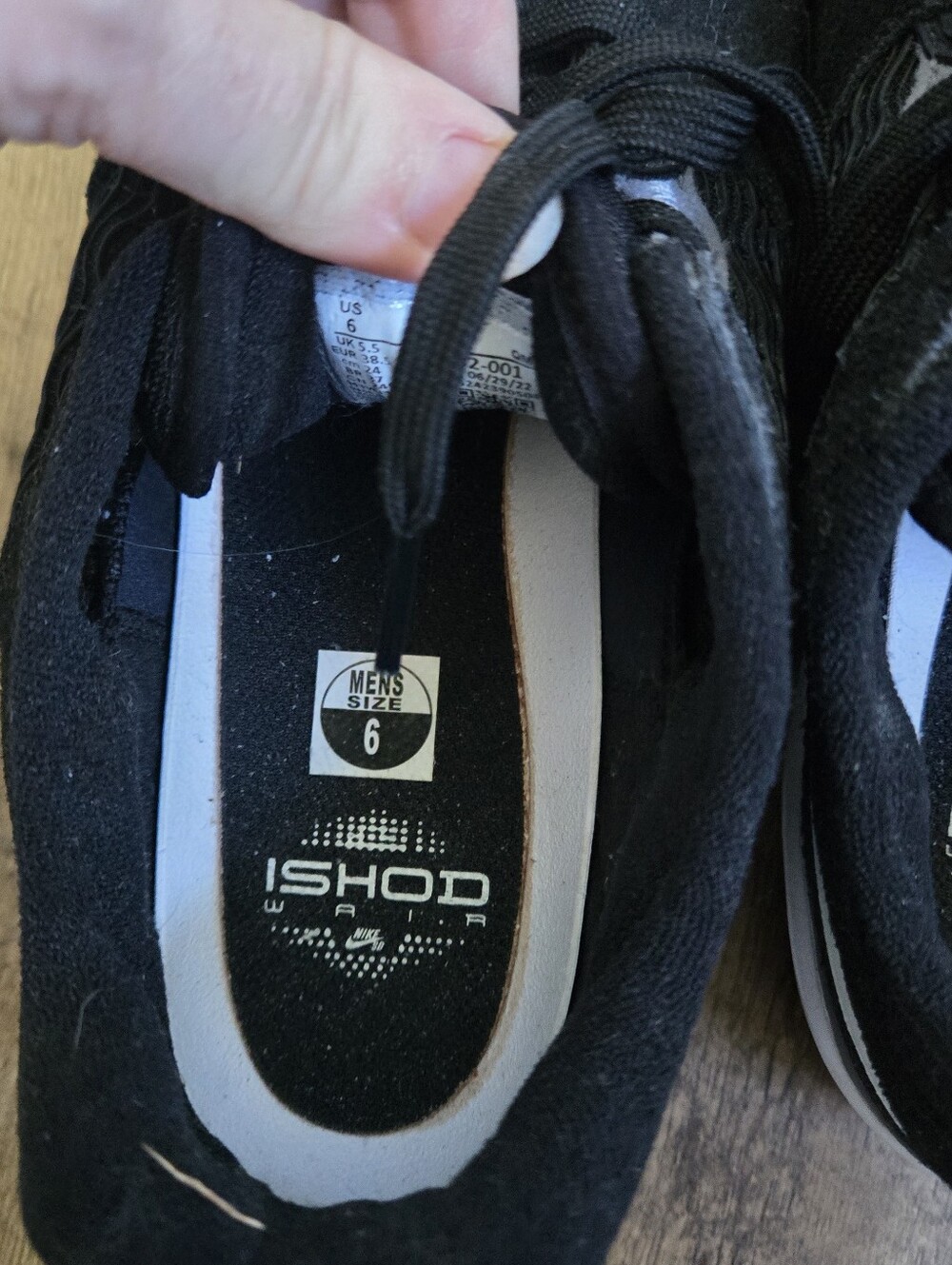 Nike Sb Ishod Wair Mens Size 6 Black And White Sneakers - Picture 10 of 12